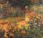 Claude Monet Garden Path at Giverny oil on canvas